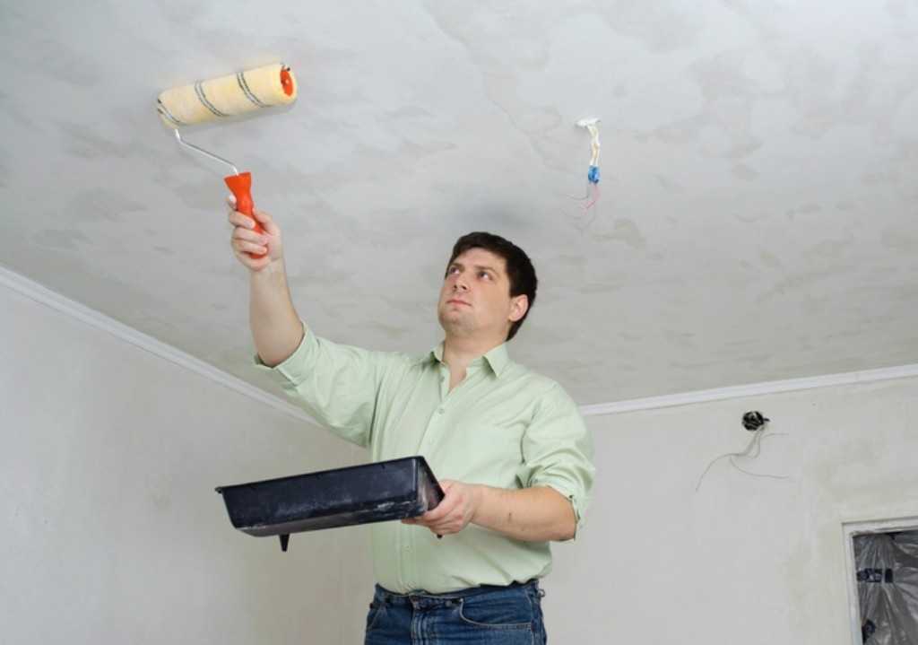 Подготовка потолка под покраску своими руками