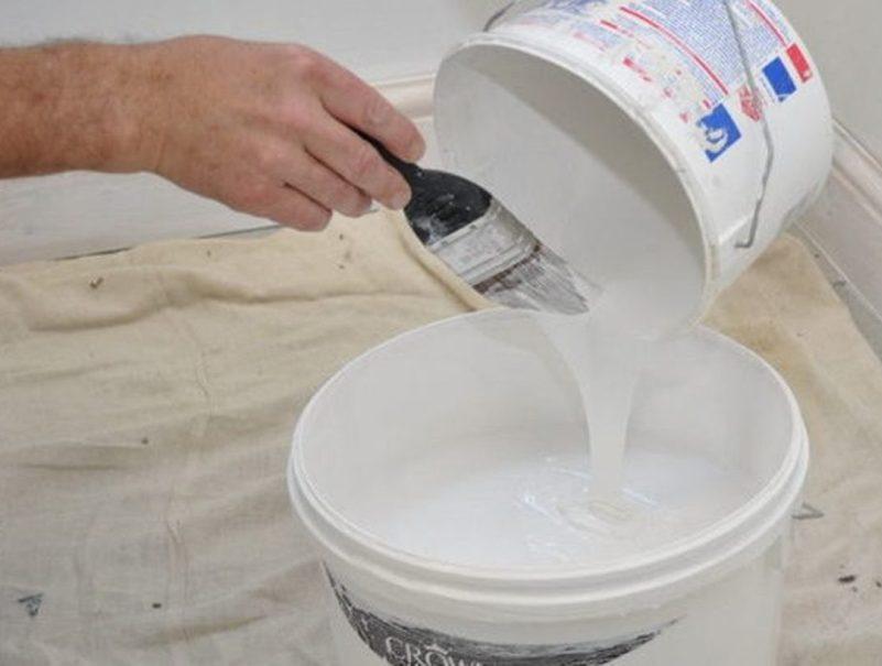 Как разбавить водоэмульсионную краску водой для краскопульта