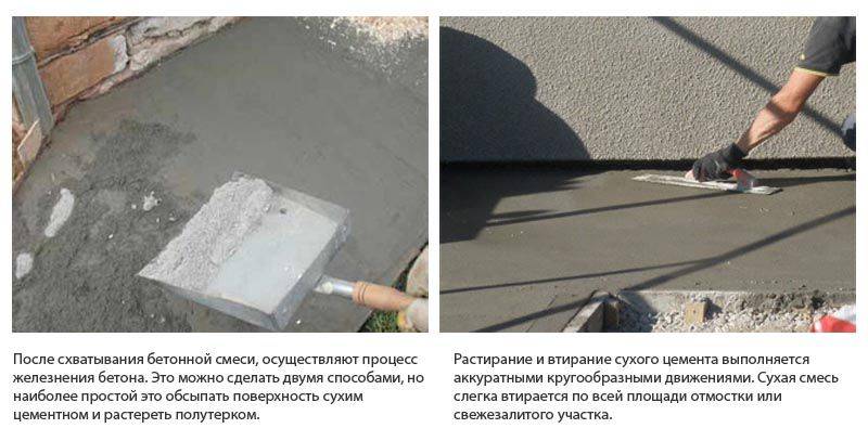 Железнение бетона: технология укрепления поверхности бетона